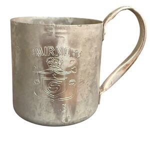 Vintage 80’s Collectible Smirnoff Vodka Moscow Mule Aluminum Mug